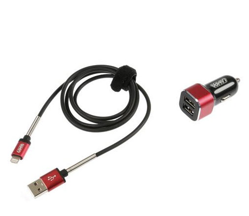 USB Ladekabel Zig.stecker LIGHTNING/MICRO USB - FAST CHARGE