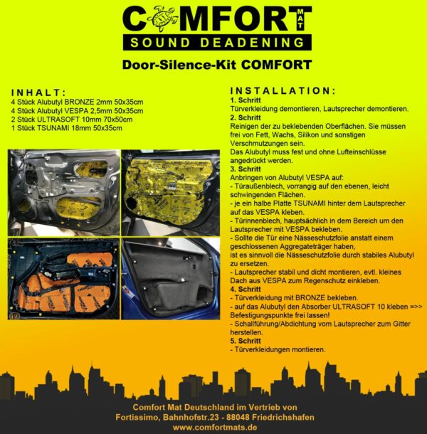Comfort Mat Door Silence Kit – Bild 3