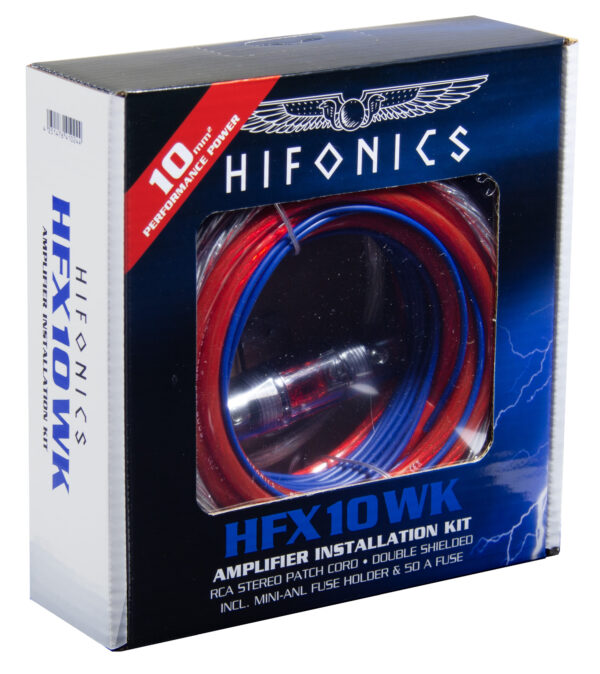 HiFonics HFX10WK 10 qmm Premium Verstärker-Anschluss-Set