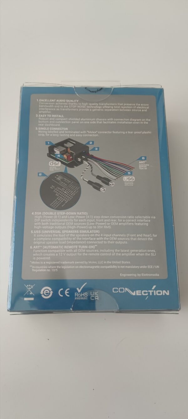 Audison Connection SLI 2.2 High Quality High-Low Adapter mit ART Funktion – Bild 2