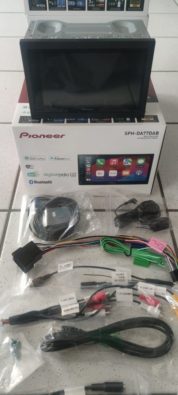 Pioneer SPH DA 77 DABAN CarPlay AA  Wireless inkl DAB Antenne